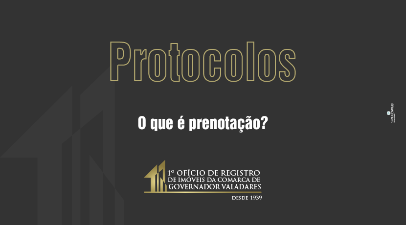 O que é prenotação?