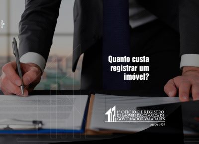 Quanto custa registrar um imóvel?