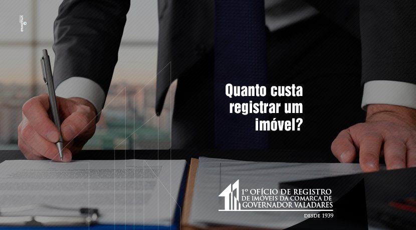 Quanto custa registrar um imóvel?