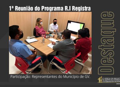 1ª Reunião do Programa R.I. Registra