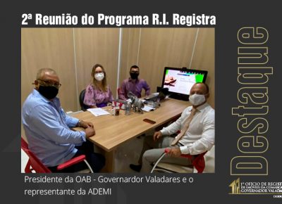 2° Reunião do Programa R.I Registra