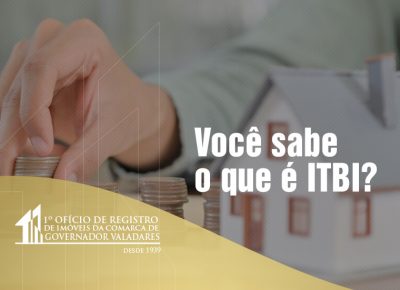 Você sabe o que é ITBI?