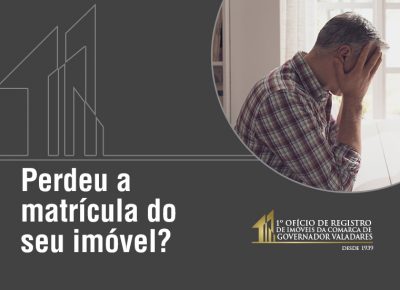 Perdeu a matrícula do seu imóvel?