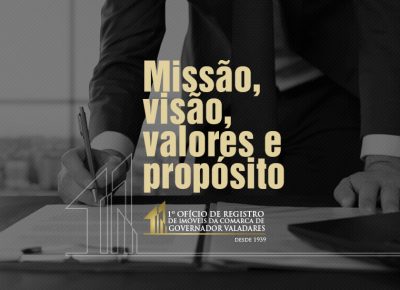 Missão, Visão, Valores e Propósito