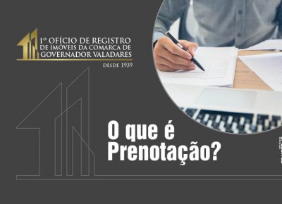 O que é Prenotação?