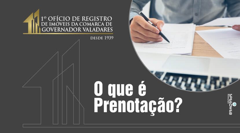 O que é Prenotação?