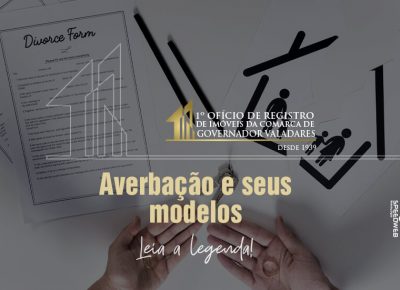 Averbação e seus modelos