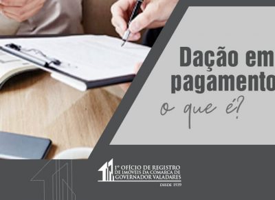 Dação em pagamento, o que é?