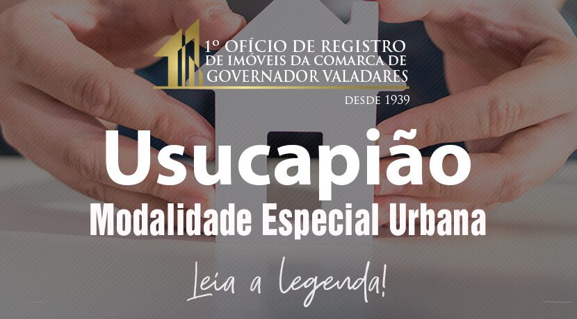 Usucpião, Modalidade Especial Urbana