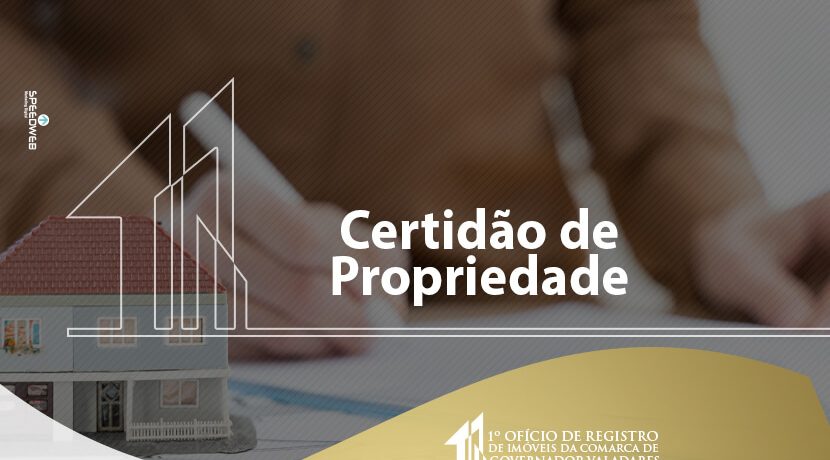 Certidão de propriedade