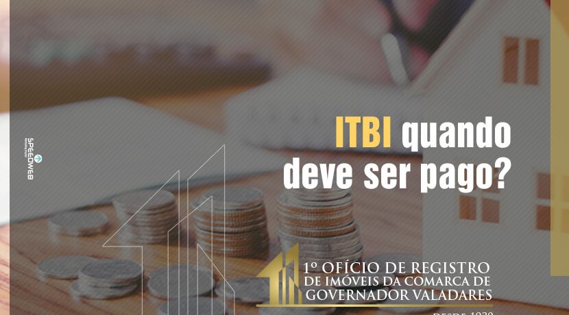 ITBI quando deve ser pago?