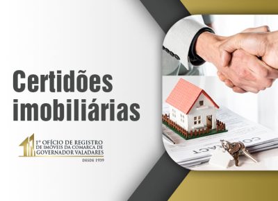 Certidões imobiliárias