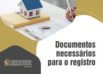 Documentos necessários para o registro