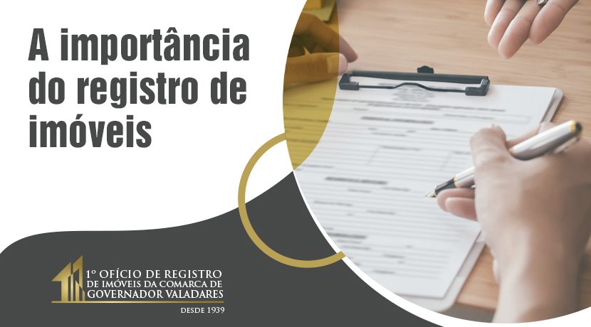 A Importância do registro de imóveis